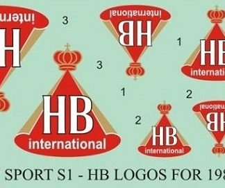 REJI MODEL DECALS - AUDI QUATTRO S1 HB LOGO 1985-1986 1/24 REJI-302