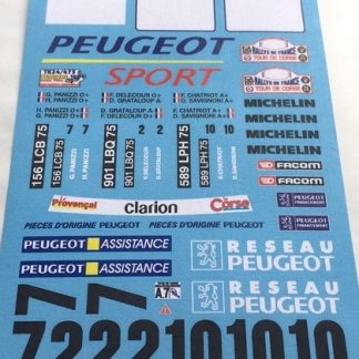 RENAISSANCE DECALS - PEUGEOT 306 MAXI PEUGEOT FRANCE TOUR DE CORSE 1996 1/24  TK24/475