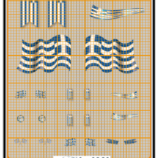 GREECE FLAGS  60168  1/24