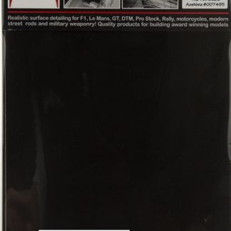 SCALE MOTORSPORT - CARBON FIBER TWILL WEAVE BLACK/PEWTER  1/24  1024