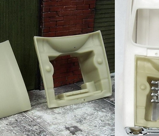 FORD ESCORT Mk.1 (Belkits) ENGINE BAY+ENGINE+BONNET TRANSKIT 1/24  SPTK24057Transkit