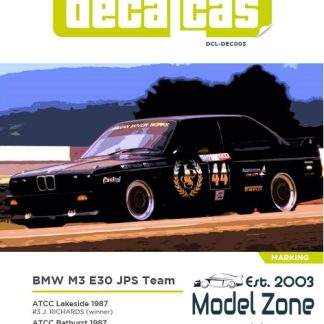 BMW M3 E30 - JPS TEAM ATCC AUSTRALIA 1987  1/24  DCL-DEC003