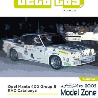 OPEL MANTA 400 Gr.B - RAC CATALUNYA 1984  1/24  DCL-DEC024