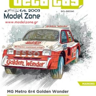 MG METRO 6R4 - GOLDEN WONDER RAC 1986  1/24  DCL-DEC041