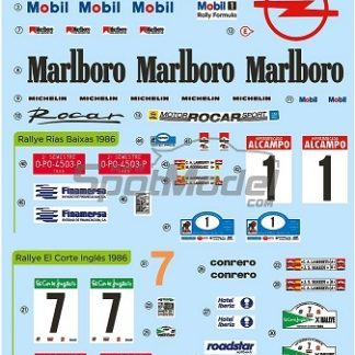 OPEL MANTA 400 - ESCUDERIA DRAGO RALLYE 1986  1/18  DCL-DEC977