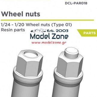 WHEEL NUTS (TYPE 01) 1/24 - 1/20  DCL-PAR018