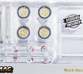 TARMAC - WORK MEISTER CR01 GOLD  WHEEL SET  1/64