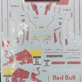 HOBBY DESIGN - NUNU AUDI R8 RED BULL DECALS 1/24  HD04-0173