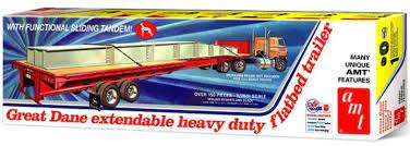 GREAT DANE EXTENDABLE FLATBED TRAILER 1/25  AMT1111/06