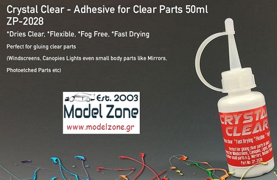 CRYSTAL CLEAR – Adhesive for Clear Parts 50ml  ZP-2028