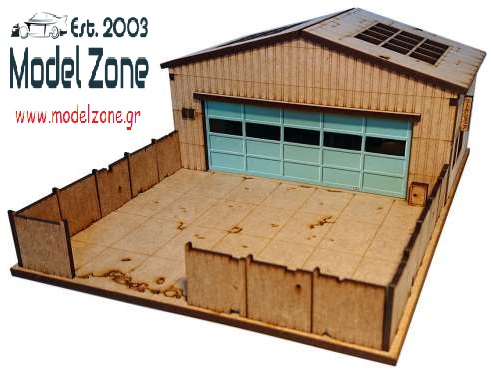 SJO-CAL - WORKSHOP DIORAMA - LASERCUT WOOD 1/64