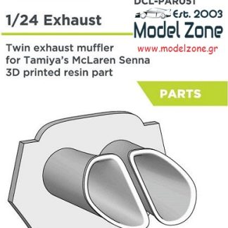 McLAREN SENNA - TWIN EXHAUST MUFFLER 1/24  DCL-PAR051