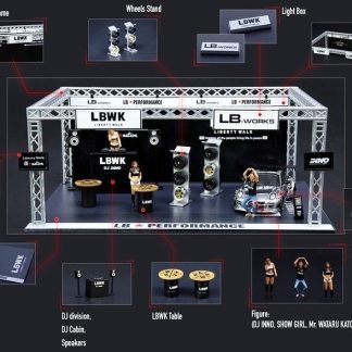 INNO64 - LBWK AUTO SALOON DIORAMA 1/64  DIO64-001
