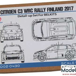HOBBY DESIGN - CITROEN C3 WRC RALLY FINLAND 2017 DETAIL UP SET 1/24 HD02-0430