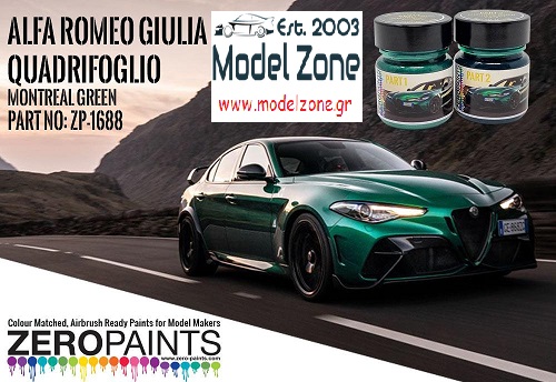 ALFA ROMEO GUILIA QUADRIFOGLIO – MONTREAL GREEN 646/B  2x30ml  ZP-1688