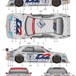 SK DECALS - AMG MERCEDES C-CLASS DTM 1994 1/24 SK24127