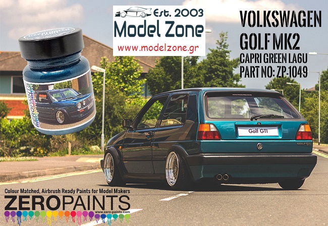 VW GOLF - CAPRI GREEN LA6U 60ml ZP-1049