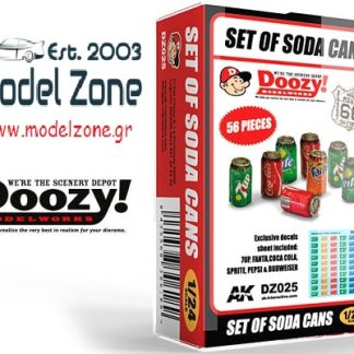 DZ025 SODA CANS 1/24