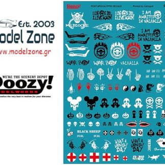 DZ034 POST APOCALYPTIC DECALS 1/24