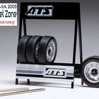 IXO - ATS CUP WHEEL SET + RACK  1/18  18SET012W