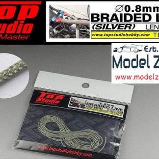 TOP STUDIO - BRAIDED LINE SILVER 0.8mm / 2m  TD23202