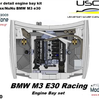 BMW M3 E30 RACING - ENGINE BAY SET  1/24  24T040