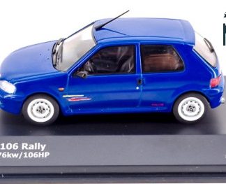 SOLIDO - PEUGEOT 106 RALLY PH.2 BLUE  1/43  S4312102