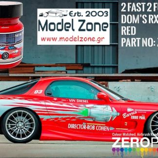 Dom's RX-7 FD Red - The Fast & The Furious  60ml  ZP-1739