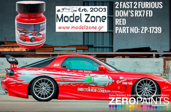 Dom’s RX-7 FD Red – The Fast & The Furious  60ml  ZP-1739