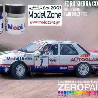 FORD SIERRA COSWORTH 4x4 Rally Mobil 1 Blue / White 2x30ml  ZP-1730