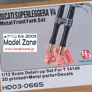 HOBBY DESIGN - DUCATI SUPERLEGGERA V4  METAL FRONT FORK SET  1/12  HD03-0665