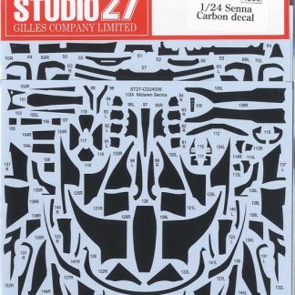 STUDIO 27 - McLAREN SENNA CARBON DECALS  1/24  ST27-CD24039