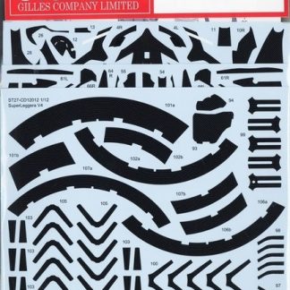 STUDIO27 - DUCATI SUPERLEGGERA V4 CARBON DECALS 1/12 ST27-CD12012