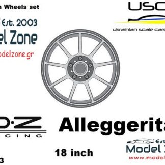 OZ RACING - ALLEGGERITA 18" RIMS+TYRES  1/24  24W033