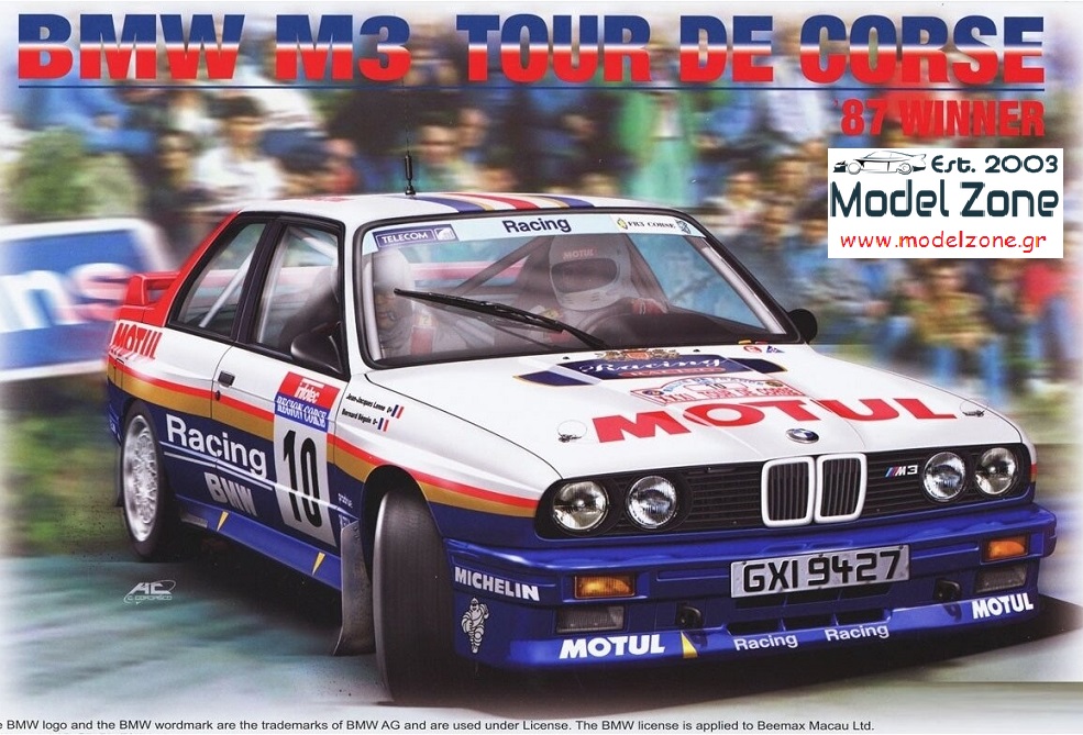 BMW M3 E30 1987 TOUR DE CORSE WINNER  1/24  BX24029