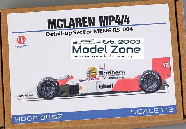 HOBBY DESIGN – McLAREN MP4/4 DETAIL UP SET (MENG RS004) 1/12  HD02-0457