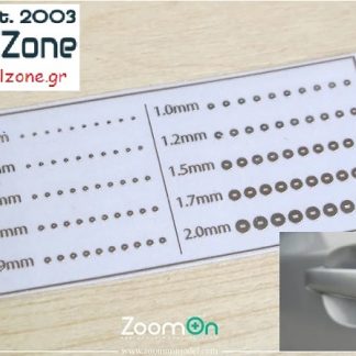 DOOR LOCK METAL STICKERS / 0.5mm - 2.0mm  1/24  ZT064