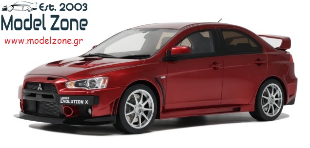 Mitsubishi Lancer Evo X FQ 400 – Orient Red 2012  1/18  OTTO 1084