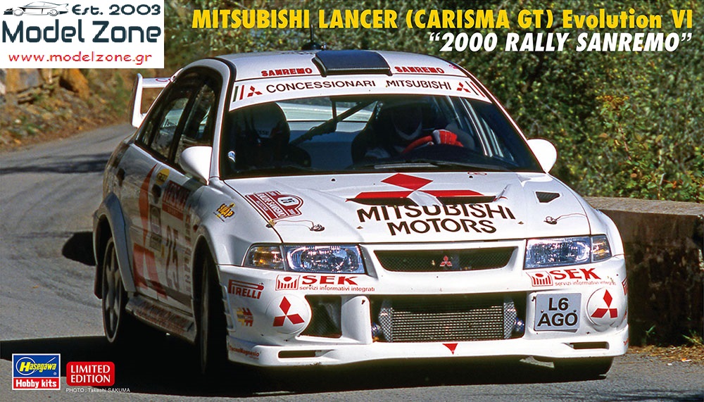 MITSUBISHI LANCER EVO VI – 2000 RALLY SANREMO  1/24  20712