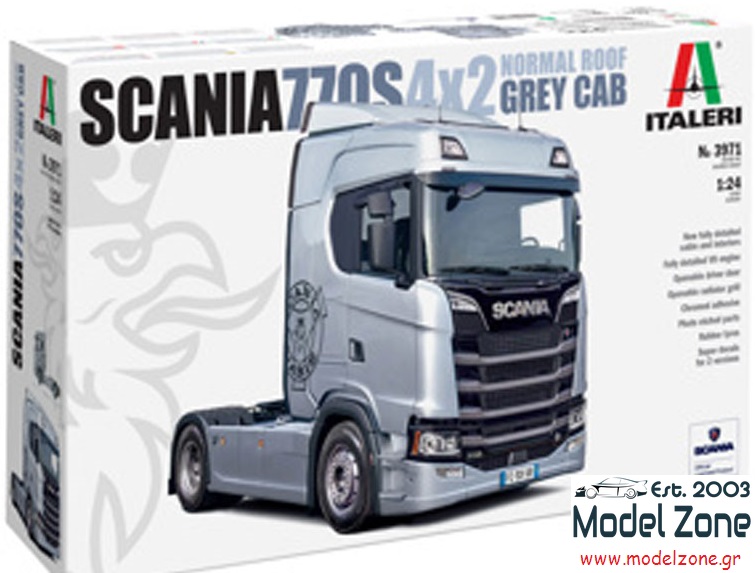 SCANIA 770S 4×2 – NORMAL ROOF GREY CAB  1/24  3971