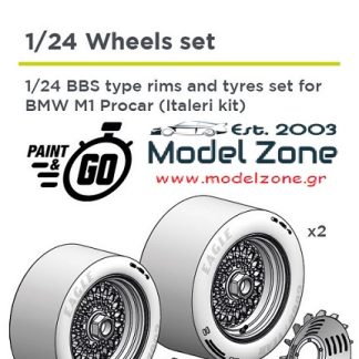 BMW M1 - BBS TYPE RIMS+TYRES 1/24 DCL-PAR111