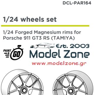FORGED MAGNESIUM RIMS - PORSCHE 911 GT3 RS TAMIYA  1/24  DCL-PAR164