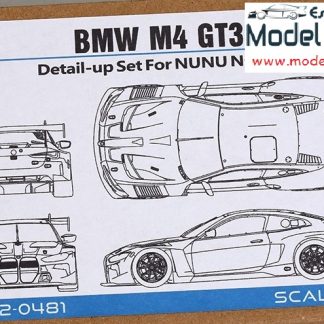 HOBBY DESIGN – BMW M4 GT3 – DETAIL UP SET FOR NUNU 1/24 HD02-0481