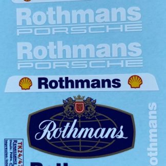 RENAISSANCE - PORSCHE 911 SCRS NUNU - DECALS ROTHMANS  1/24  TK24/479