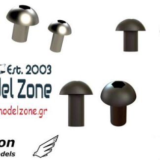 COWLING SCREWS / RIVETS SET 1/12 FSM-009