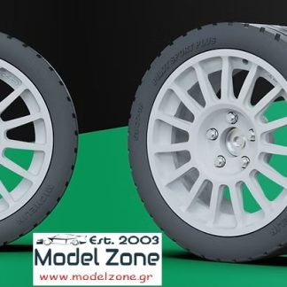 HYUNDAI I20 WRC ( BELKITS ) - TARMAC WHEEL SET  1/24  TK24227