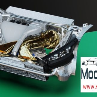 TOYOTA YARIS RALLY-1 - FULL ENGINE BAY  1/24  TK24279