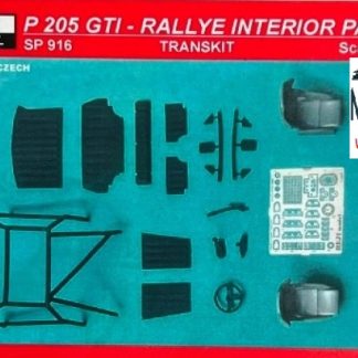 REJI - PEUGEOT 205 GTi  RALLYE INTERIOR PARTS TRANSKIT  SP-916  1/24
