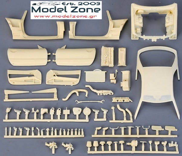 HOBBY DESIGN - NISSAN R34 OPENABLE DOOR + ENGINE DETAIL UP PARTS 1/24 HD03-0680 - Image 2