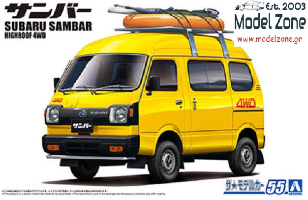 SUBARU SAMBAR HIGHROOF 4wd 1/24 063897